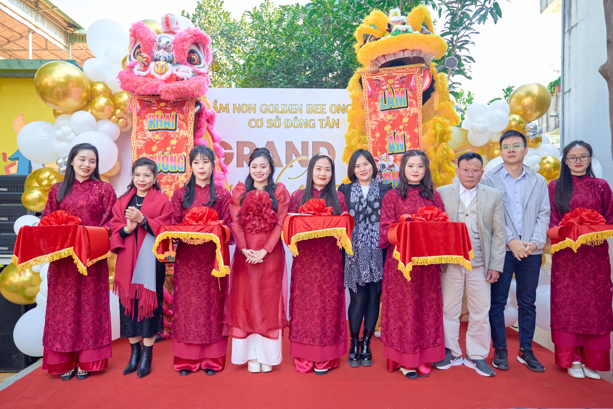 Lễ khai trương Mầm non Golden Bee Ong Vàng cơ sở Đông Tân.